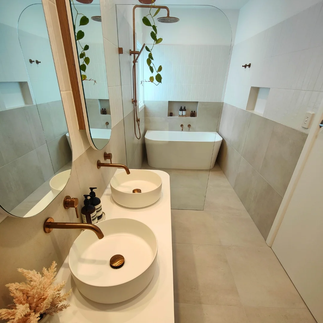 Bathroom renovation in Mudgeeraba