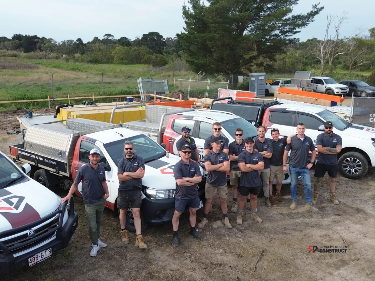 CD Construct construction team working on a renovation project